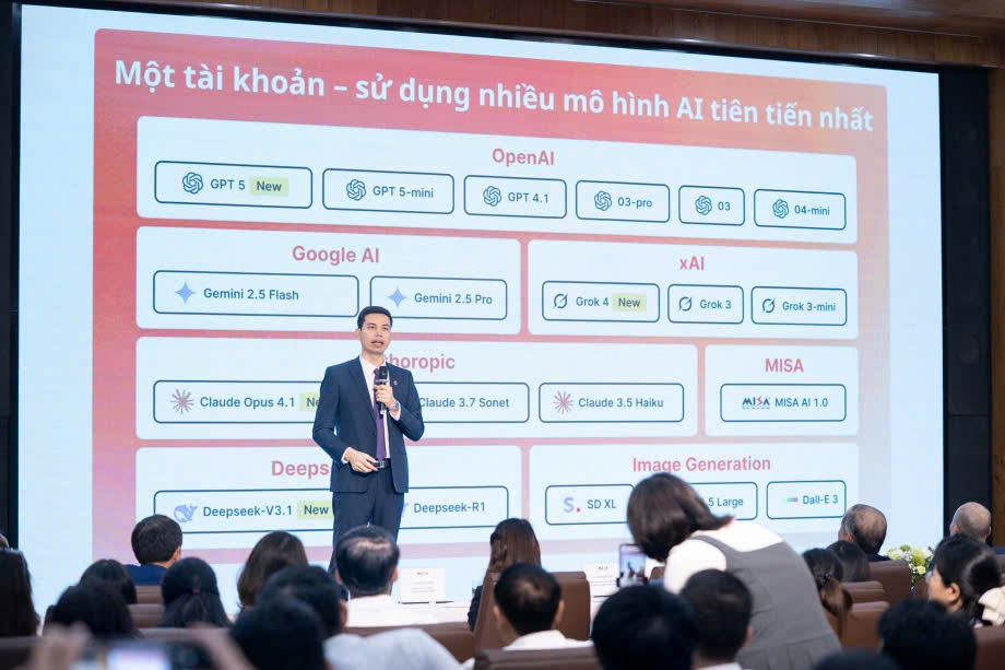 Nền tảng AI Việt hợp nhất các mô hình AI vào một ứng dụng
