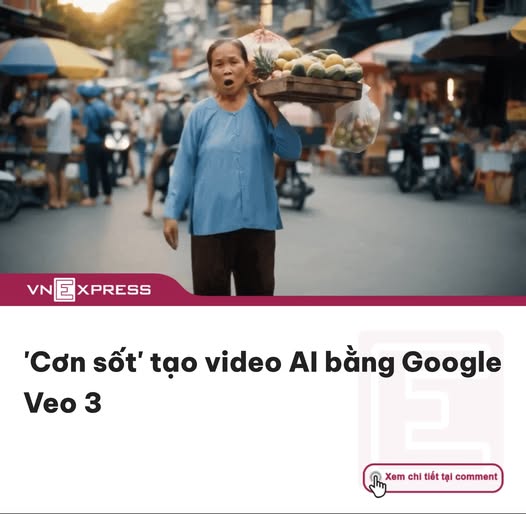 'Cơn sốt' tạo video AI bằng Google Veo 3