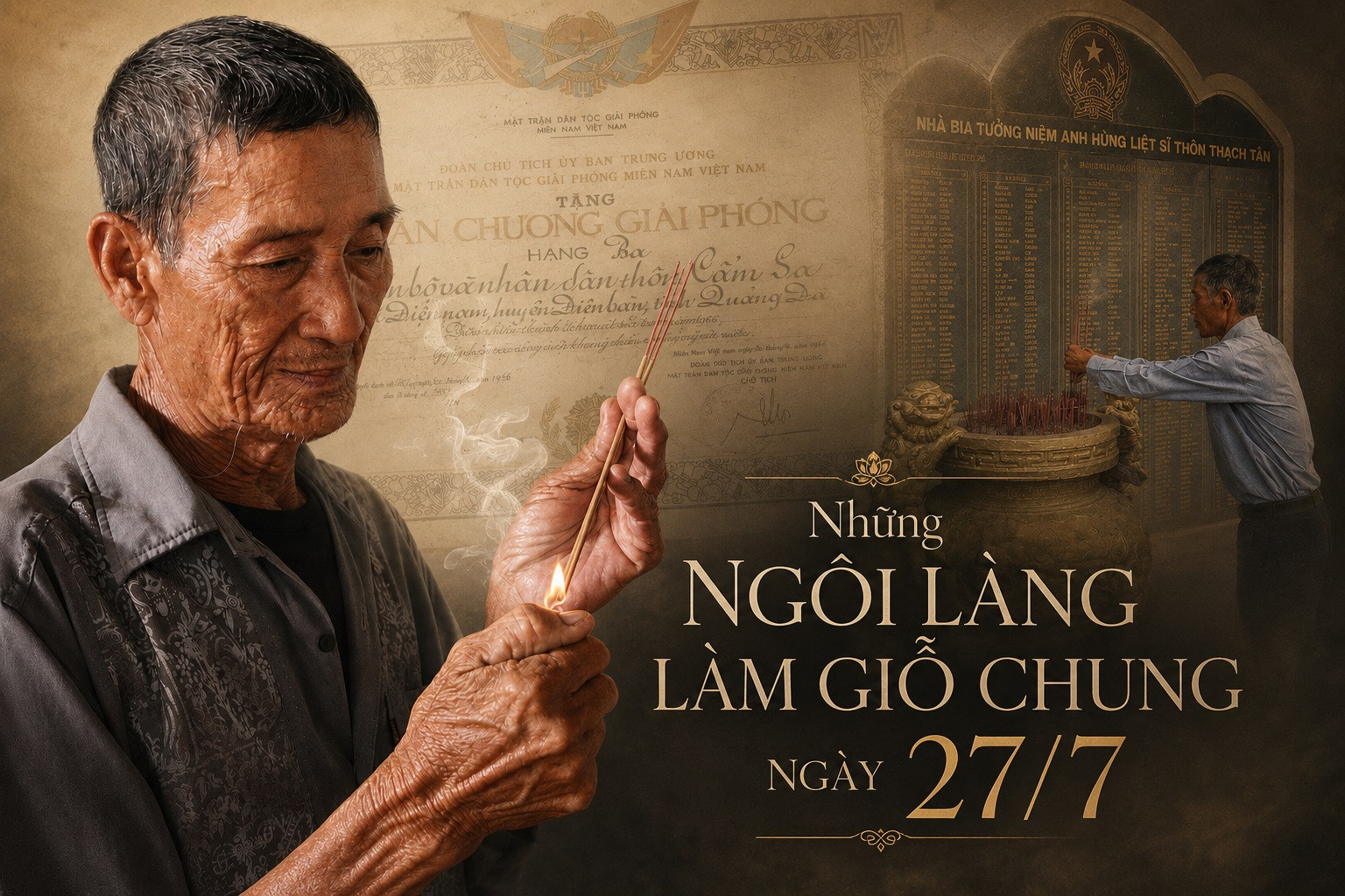 Ngày giỗ chung ở những ngôi làng có hàng trăm liệt sĩ