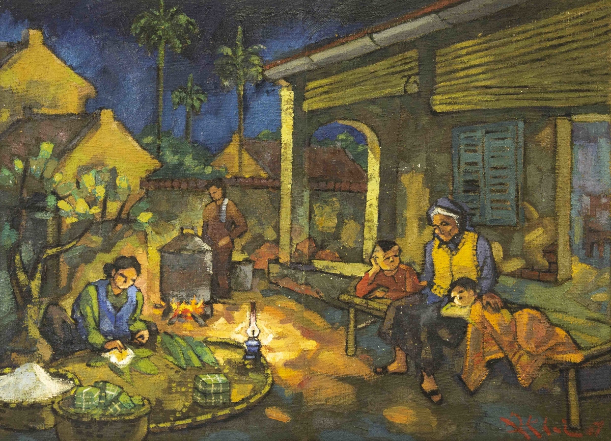 Ngày xuân qua tranh danh họa