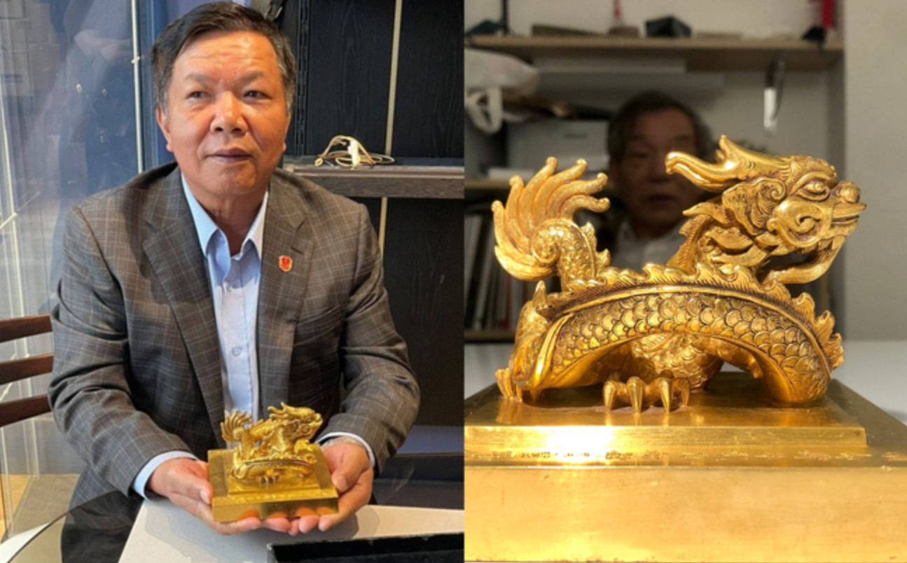 Mua ấn vàng Hoàng đế chi bảo với giá hơn 6,1 triệu euro - Đại gia Bắc Ninh kín tiếng là ai?