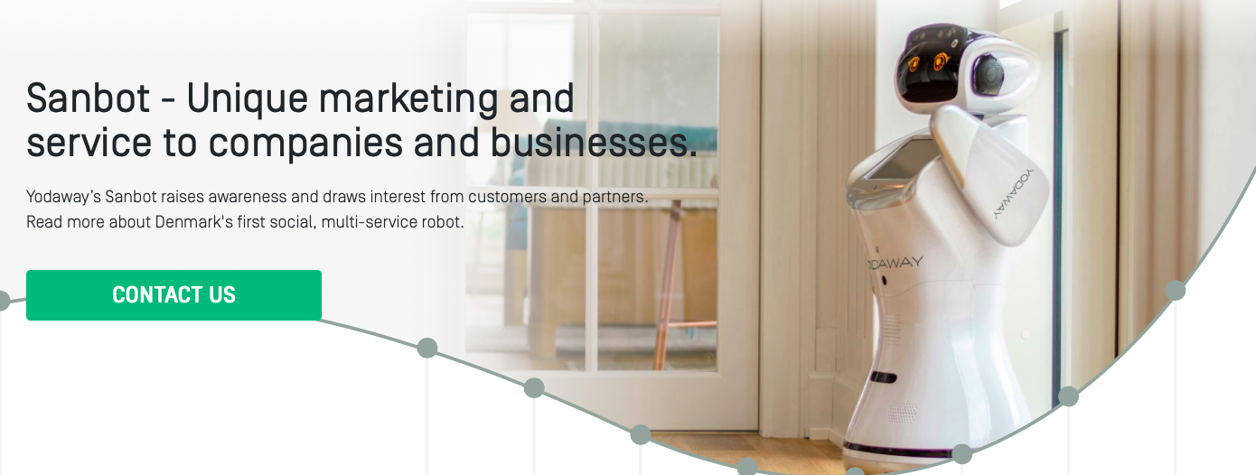 Sanbot - Unique marketing and  service to companies and business