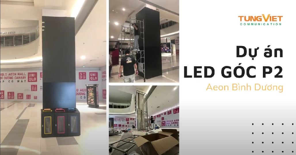 MÀN HÌNH LED P2 CHO TRUNG TÂM THƯƠNG MẠI